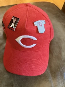 2025 Lids x Topps Player Chase Series 2 Cincinnati Reds Pete Rose Pins Felt, NEW - Picture 1 of 4