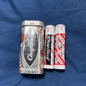 1 Dose + 2 Chap-Stick versiegelt Zuckerstange Pfefferminz Lippenbalsam Stick limitierte Auflage - Bild 1 von 3