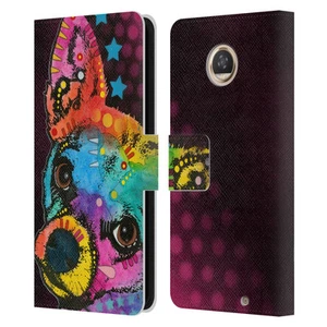 OFFICIAL DEAN RUSSO DOGS LEATHER BOOK WALLET CASE COVER FOR MOTOROLA PHONES - Picture 1 of 12