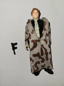 Vintage 1983 Star Wars ROTJ Han Solo Trench Coat Endor Complete Kenner Figure - Bild 1 von 2
