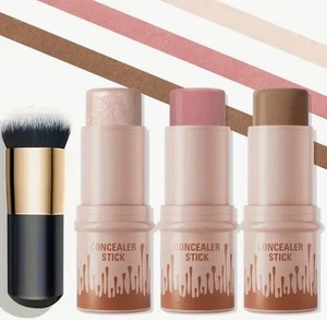 3 Pc Contour Set- Bronzer, Highlighter, Blush Sticks- New In Box - Picture 1 of 5