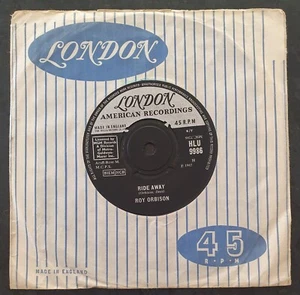 ROY ORBISON - Ride Away/Wondering - London - HLU 9986 - NM - Picture 1 of 2