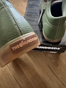 The Hundredss Johnson Mid Adam Bomb Sb Skateboard Sneakers Shoes 9.5 Vtg Ds Rare - Picture 1 of 6