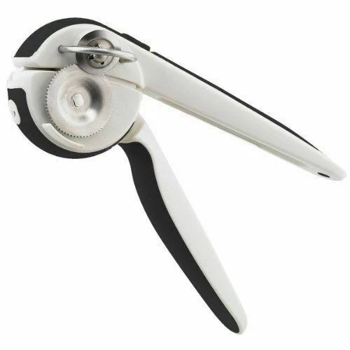 Chef'n EzSqueeze One-Handed Can Opener, Black and Meringue