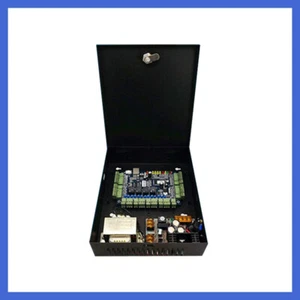 TCP/IP Four 4 Door 20K Users 100K Events power supply iron box Access Controller - Picture 1 of 12