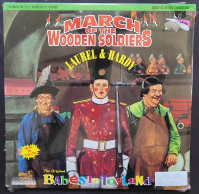 Laurel & Hardy March of the Wooden Soldiers Platinum Series Laserdisc New Sealed - Image 1 of 2
