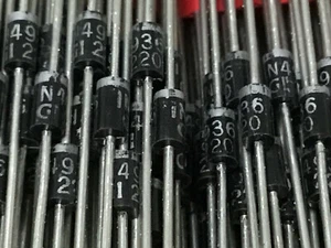 (25 PC) GI 1N4936 Rectifier Diode, 400 Volt, DO-41 - Picture 1 of 2
