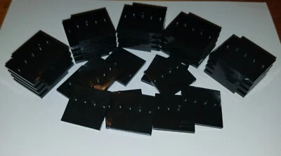 100 soportes de exhibición negros para minifiguras de bloques de construcción base de placa 4X4 envío gratuito Foto 1 de 3