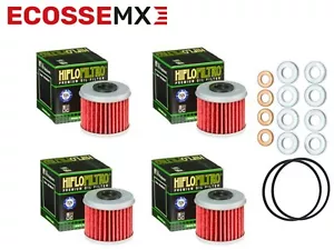 HONDA CRF250RX 2019-2021 CRF450RX 2017-2021 HI-FLO Oil Filter Seal Change Kit X4 - Picture 1 of 6