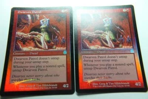 MTG Dwarven Patrol x2-Foil -Apocalypse-Lightly Played - Picture 1 of 1