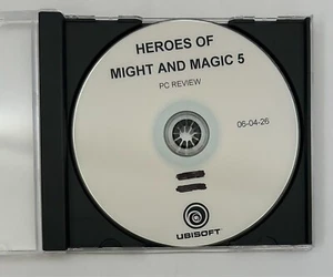 Código de revisión de Heroes of Might and Magic V - Ubisoft 2006 raro PC código de prelanzamiento - Imagen 1 de 4