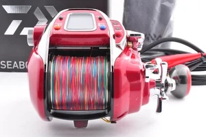 Carrete de pesca eléctrico Daiwa 14 Seaborg 750MT excelente + 5 juego grande profundo de Japón de colección - Imagen 1 de 17