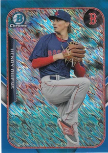Bowman Farm’s Finest Mini Blue Shimmer Henry Owens Red Sox/150 2015 - Imagen 1 de 2