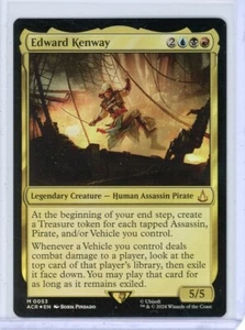 EDWARD KENWAY MTG Assassin's Creed FOIL Mythic Rare 0053 - Picture 1 of 2