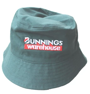 Bunnings Warehouse Green Adult Bucket Hat Brim Cotton One Size Fits most - Bild 1 von 10