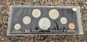 Northwest Territories Canada Token/Medal 1870-1970 Commemorative 7 Coin Set - Picture 1 of 6