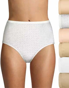 Hanes Womens Ultimate Breathable Cotton Brief 6-Pack - Picture 1 of 4