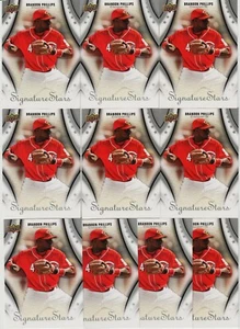 BRANDON PHILLIPS 10 CARD LOT 2009 UPPER DECK SIGNATURE STARS BASEBALL # 16 REDS - Picture 1 of 1