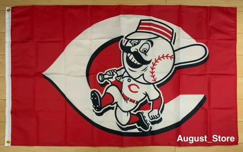 Cincinnati Reds 3x5 ft Flag Banner MLB Cover