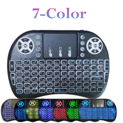 Wireless Mini Keyboard with Touchpad Mouse i8 Backlight for Android Smart TV Box - Image 1 of 4