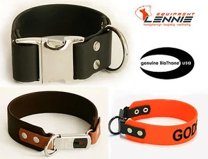 Collar BioThane 50 mm, cierre clic, ClicLock, aluminio Maxx, impresión - Imagen 1 de 4