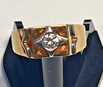 ANILLO DIAMANTES ORO 18KT 6,1 GRAMOS TALLA 8 Foto 1 de 4