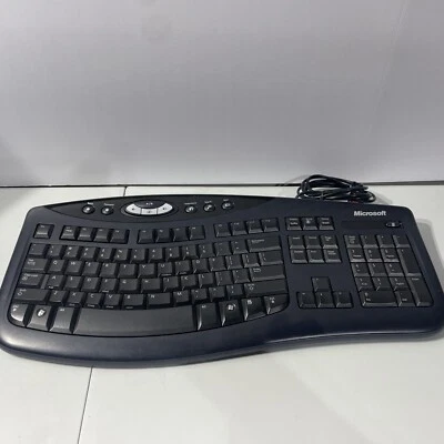 Microsoft Comfort Curve Keyboard 2000 v1.0 KU-0459 Wired USB, Tested Working - Image 1 of 4