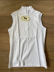 Iris Bayer Shirt Top Oberteil Reitbekleidung 38 M Weiß NEU - Bild 1 von 5