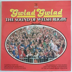 VARIOUS ARTISTS "GWLAD GWLAD THE SOUND OF WELSH RUGBY" VINYL LP SAIN 1197D - Picture 1 of 4