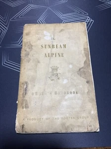 Sunbeam Alpine Series 2 Owners Handbook Issued 1960 - Picture 1 of 6