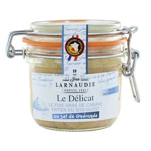 lot de 3 Fois Gras canard Larnaudie le déliquat au sel de guérande (3 x 170g) - Picture 1 of 1