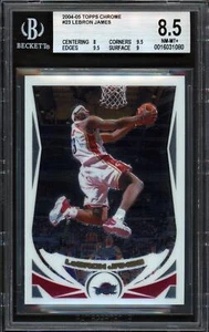 2004-05 Topps 1st Edition #23 LeBron James BGS 8.5 - Picture 1 of 2