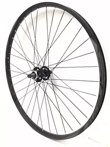 27.5" Front Bicycle Wheel Black Alloy for Mountain Bike 650B #Z63 - Picture 1 of 6