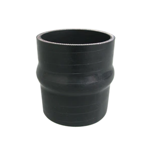 Acoplador de manguera de silicio joroba negra CXR 2,5" para radiador de tubería intercooler turbo - Imagen 1 de 1