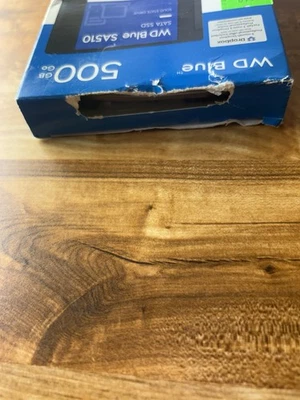 WD 500GB Blue SA510 SATA Internal Solid State Drive SSD WDS500G3B0A New Dmg Box - Image 1 of 2