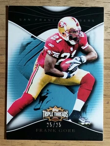 2009 Topps Triple Threads Sapphire #42 Frank Gore - Bild 1 von 2