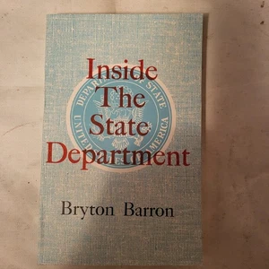 Inside The State Dept Barron Vintage Political PprBk Scarce!! - Picture 1 of 4