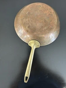 Paul Revere Limited Edition Vtg 8 1/2" Copper Brass Stainless Frying Pan Skillet - Picture 1 of 9