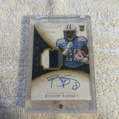 2014 Panini Immaculate 45/99 Bishop Sankey #119 Rookie Auto RC - Image 1 of 2