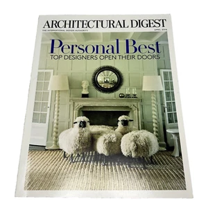 Architectural Digest Magazine Issue April 2016 Personal Best Top Designers - Picture 1 of 18
