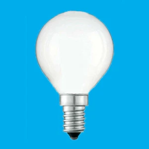 12x 40W Incandescent Tungsten Filament Frosted Golf Dimmable Light Bulb E14 ES - Picture 1 of 1