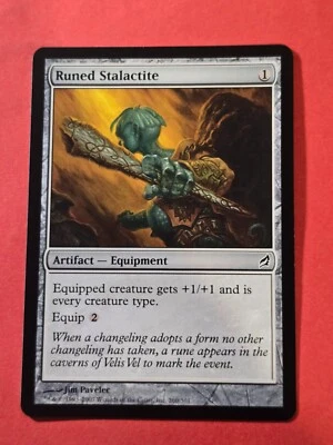 2007 Magic The Gathering Lorwyn #260 Runed Stalactite, Artifact, C, NF, cd1 - Image 1 of 3
