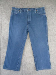 Wrangler Jeans Mens 40x30 Blue Denim Straight Leg Western Retro ACTUAL 40x25 - Picture 1 of 15