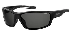 Occhiali da Sole POLAROID PLD 7029/S 807 BLACK 68/15/125 Unisex - Foto 1 di 4