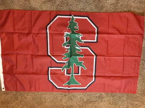 STANFORD CARDINAL 3x5 HUGE INDOOR / OUTDOOR FLAG BANNER NCAA NICE!! Cover