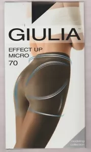 Collant Giulia Effect Up Micro avec short moulant mat opaque 70 Den - Foto 1 di 14