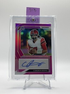 Cameron Rising 2022 Leaf Pro Set  Metal Auto Prismatic Pink #5/25  w/case