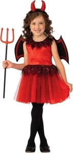 Disfraz de niña del diablo de la colección Opus de Rubie, talla pequeña 4-6 - Imagen 1 de 1