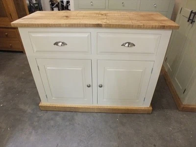 HAMPSHIRE LARGE 2 DOOR SIDEBOARD- RECLAIMED TOPS & PLINTH - Image 1 of 4
