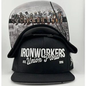 IRONWORKER HAT | BLUE COLLAR HAT | CONSTRUCTION HAT | MEN'S HAT | IRONWORKERS | - Picture 1 of 4